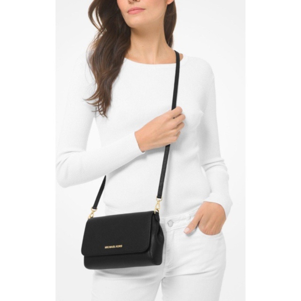 Michael Kors- Medium Saffiano Leather Convertible Crossbody Purse- NWTS